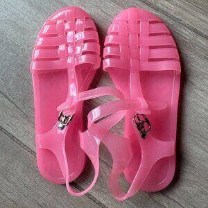 NWOT Old Navy Pink Jelly Sandals